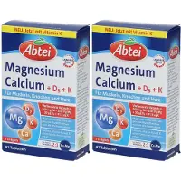 Abtei Magnesium Calcium+D+K Tabletten 2x 2x42 St