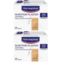 Hansaplast Universal Injekt.Pfl.Strips waterres. 2x 2x100 St Pflaster