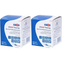 Fink & Walter Schlitzkompressen 5x5 cm steril 8fach 2x 2x25x2 St Kompressen