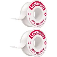 Leukoplast Skin Sensitive 1,25 cmx2,6 m m.Schutzr. 2x 2x1 St Pflaster
