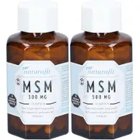 Naturafit MSM 500 mg Kapseln 2x 2x120 St