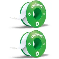 Leukosilk 2,5 cmx5 m Blisterkarte 2x 2x1 St Pflaster