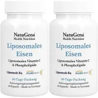 NatuGena GmbH Liposomales Eisen+Vitamin C vegan Kapseln 2x 2x60 St