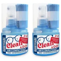 BuddyCare Clean+Go Bril3I1 x2 2x30 ml Sprühflasche