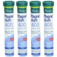 Kneipp Magnesium 400+C+E Brausetabletten 4x 4x15 St