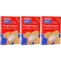 Gothaplast Fingerkuppenwundpfl.elastisch 2 Größen 3x 3x10 St Pflaster