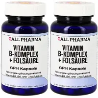 GALL PHARMA Vitamin B KOMPLEX+Folsäure Kapseln 2x 2x60 St