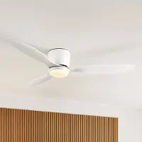 LumenXL Deckenventilator Circo Sommer/Winter mit einstellbarer Farbtemperatur - Weiß