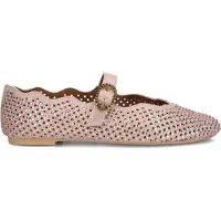 Kurt Geiger London Damen Ballerinas Wavy Mayfair Ballet Flat - Beige - Größe 40