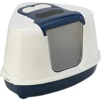 Moderna Flip Cat Corner Katzentoilette Weiß 56 x 45 x 39 cm Weiß 56 x 45 x 39 cm