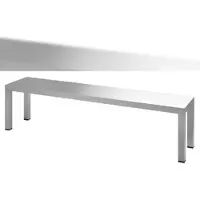 CombiSteel Aufsatzbord 1200x300 mm – 1-stufig, aus Edelstahl