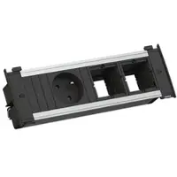 Bachmann Steckdosenleiste alu 0,2m 35° KAPSA 927.064 IP20 1,5qmm