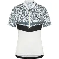 Ziener Radtrikot "NALADIA-Z", Damen, Gr. 42, weiß (weiß fog), Obermaterial: 100% Polyester. Obermaterial 2: 90% Polyester, 10% Elasthan, Trikots Radtrikot
