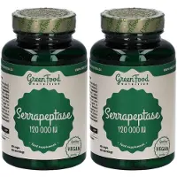 GreenFood Nutrition Serrapeptase 120000Iu 60cps x2 2x60 St Kapseln