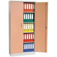 Proregal Aktenschrank Beetle | HxBxT 195x92x42 cm | Weiß-Buche