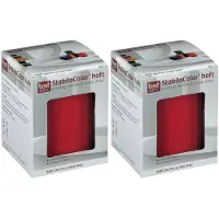 Bort StabiloColor haft Binde 8 cm rot 2x 2x1 St Binden