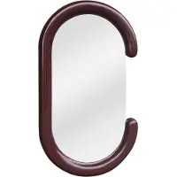 Vente-unique Wandspiegel Yalma Schokoladenbraun 60 cm