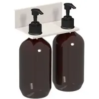Laufen ASSIST Ablage H383AS02680001 166x101 mm, m. 2 Seifenspender, weiß matt