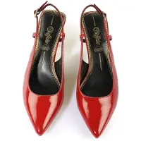 Buffalo High-Heel-Pumps "Sling Back- Vegan Patent"