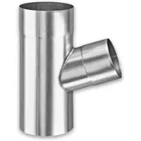 Grömo Fallrohrabzweig 60° , Zink, verschiedene Größen (Ausführung: Ø 87/87mm)