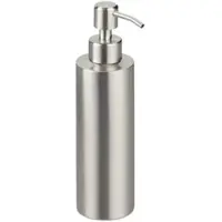 Relaxdays 10 x Seifenspender Edelstahl Silber