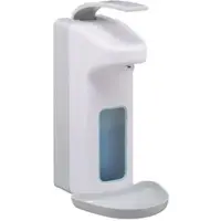 Relaxdays 2 x Eurospender 1000 ml Weiß,Grau