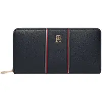 Tommy Hilfiger Geldbörse Th Icon Lrg Za Corp AW0AW18654 Dunkelblau