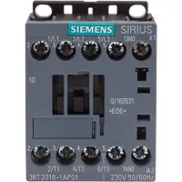 Siemens Schütz, AC-3e, 16 A, 7,5 kW, 400V, 3-polig, AC 230V, 50/60Hz, 1S, Schraubanschluss, 1 Stk.