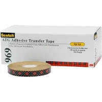 3M ATG Klebstoff-Film 926, Transparent, 6 mm x 33 m, 0,13 mm