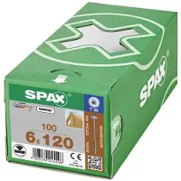 Spax Tellerkopf T-Star Plus T30 Teilgewinde Wirox