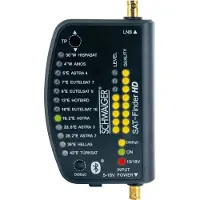 Schwaiger SF9003BT digitaler Satfinder HD (Bluetooth, APP, DVB-S2, 12 Satel. vorprogrammiert)