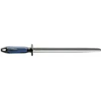 Friedr. Dick Dick Fleischerwetzstahl mit 2K Griff, blau-schwarz 73573300-66 , Klingenlänge: 30 cm, oval