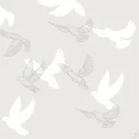 Duni GmbH Bio-Dunisoft Servietten 40x40 cm Soft Wings - Weiche Papierservietten | Packung (60 Servietten)