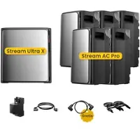 EcoFlow Stream Ultra X, All-in-One Speicher für Balkonkraftwerke, by Powerness - Stream Ultra X + 5 x Stream AC Pro | 13440Wh / 1 x Smart Meter / Selbstabholung
