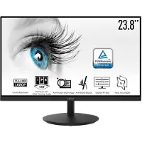 MSI PRO MP242ADE (60 cm (23.8 Zoll), schwarz, FullHD, IPS, 100Hz Panel)