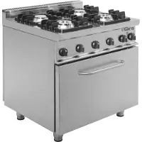 Saro Gasherd Mit Elektrobackofen Modell E7/Kupg4Le, Maße: B 800 X T 700 X H 850