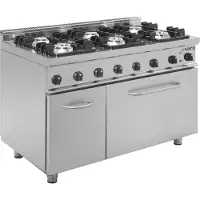 Saro Gasherd Mit Elektrobackofen Modell E7/Kupg6Le, Maße: B 1200 X T 700 X H 850