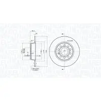 MAGNETI MARELLI Bremsscheibe 360406107801