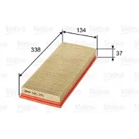 Valeo Luftfilter 585375 für Opel Peugeot Talbot Volvo Kadett C Ascona B Rekord E