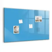 Tulup MAGNETTAFEL 90x60 Blau schwarzer Marker