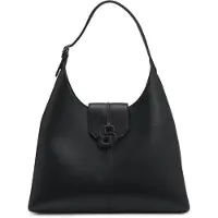 BOSS Genarbte Hobo Bag mit Double-B-Monogramm Grösse ONESI