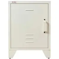 Jet-Line Stahlschrank Minskow im Industrie Design Weiß 40 x 40 x 55 cm
