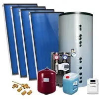 SUNEX Solarpaket AMX 2.0 , Aufdachmontage 8,00m2 mit Hygienespeicher 750L, 1 WT