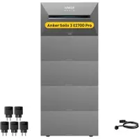 Anker SOLIX Solarbank 3 E2700 Pro All-in-One Speicher für Balkonkraftwerk, by Powerness - 13.5kWh / 5 x Smart Plug / Selbstabholung