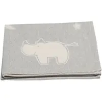 David Fussenegger Babydecke David Fussenegger Lena Rhino Grau-100 x 150 cm