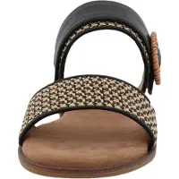 Tom Tailor 5390390027_37, Sandalen, Weiblich, Erwachsener, Schwarz, 1,3 cm, Thermoplastischer Gummi (TPR)