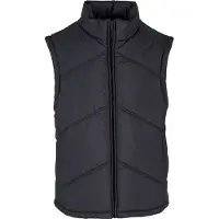 Urban Classics funktionale Herren Übergangs-Weste leicht gefütterte Jacke 78 g/m² Schwarz