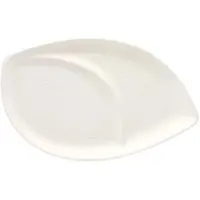 Folia PAPSTAR Conpax (LM) Teller "" Zuckerrohr 2-geteilt 1,5 cm x 30 cm x 47,2 cm 200 Stück
