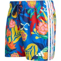 Adidas Mode&Accessoires AG Herren Sporthose/Short 3 STRIPES SWIM SHORTS 5 INCH - Mehrfarbig - S