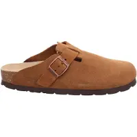 Rohde Clog "Alba" Leder Mules, Hausschuh mit leichter Laufsohle in Weite G (weit)
